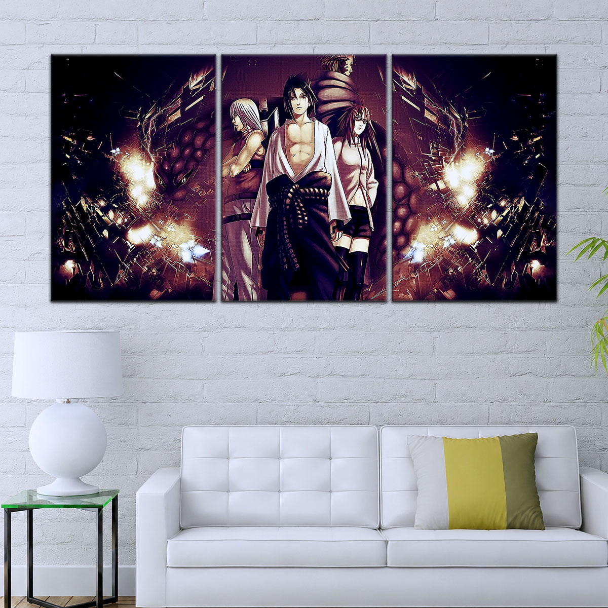 Naruto Canvas Wall Art - NA5054 - Suigetsu Hozuki Karin - Sasuke Uchiha