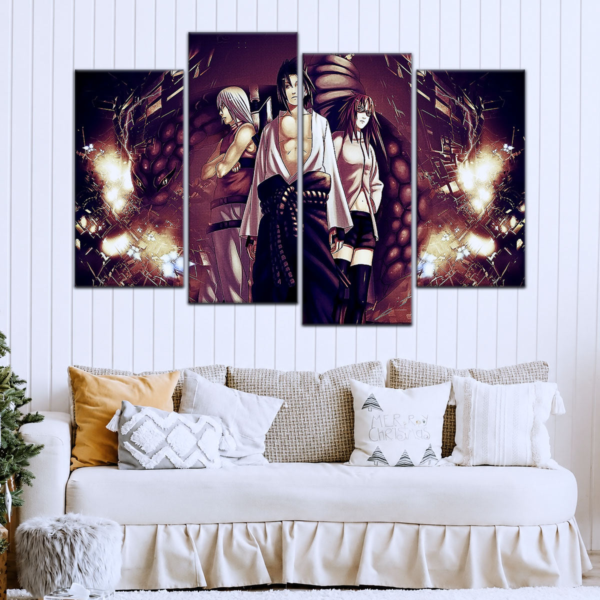 Naruto Canvas Wall Art - NA5054 - Suigetsu Hozuki Karin - Sasuke Uchiha