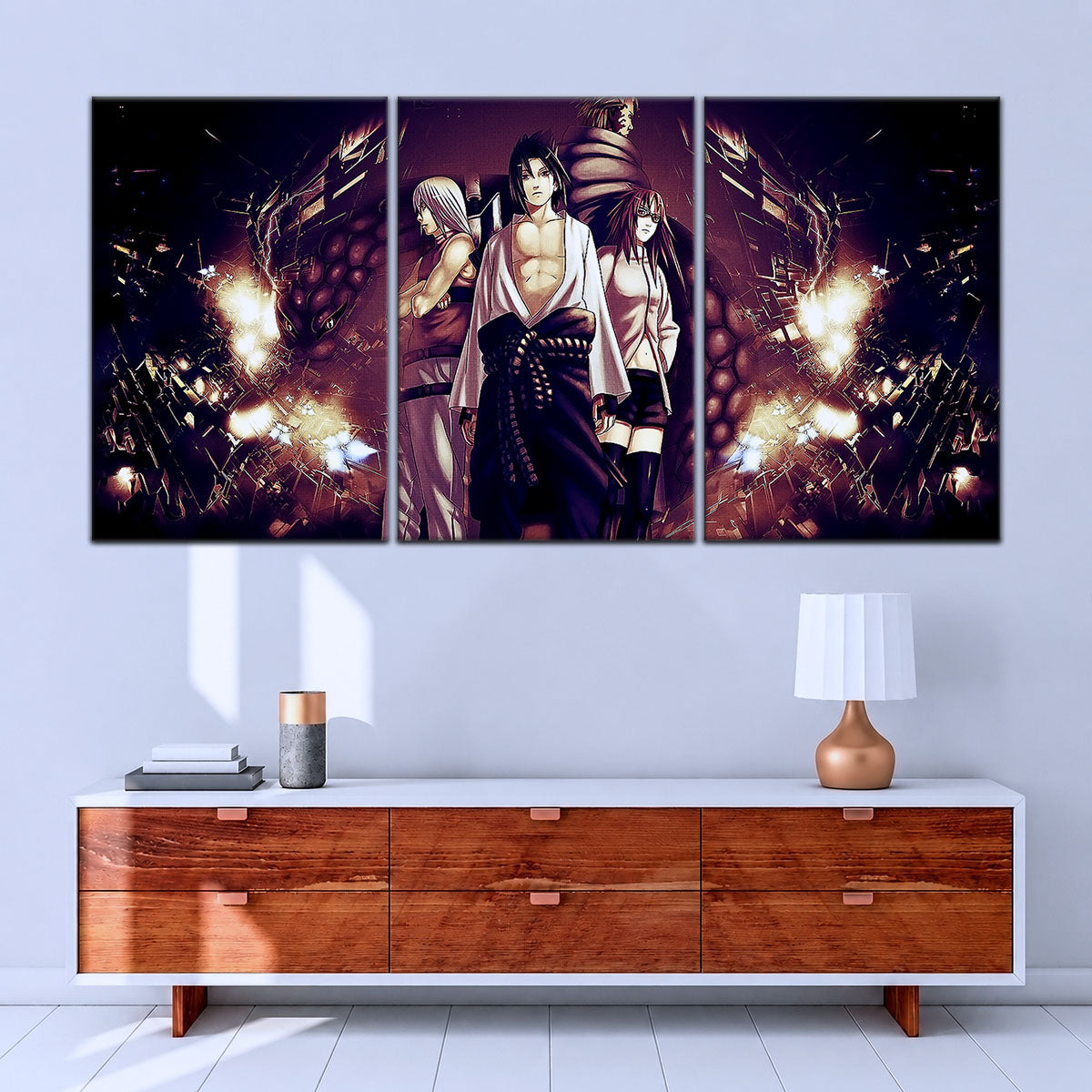 Naruto Canvas Wall Art - NA5054 - Suigetsu Hozuki Karin - Sasuke Uchiha