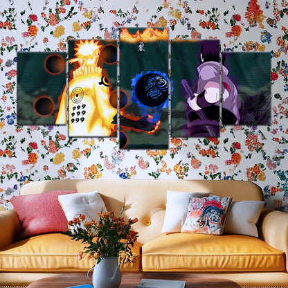 Naruto Canvas Wall Art - NA5056 - Naruto Uzumaki - Sasuke Uchiha