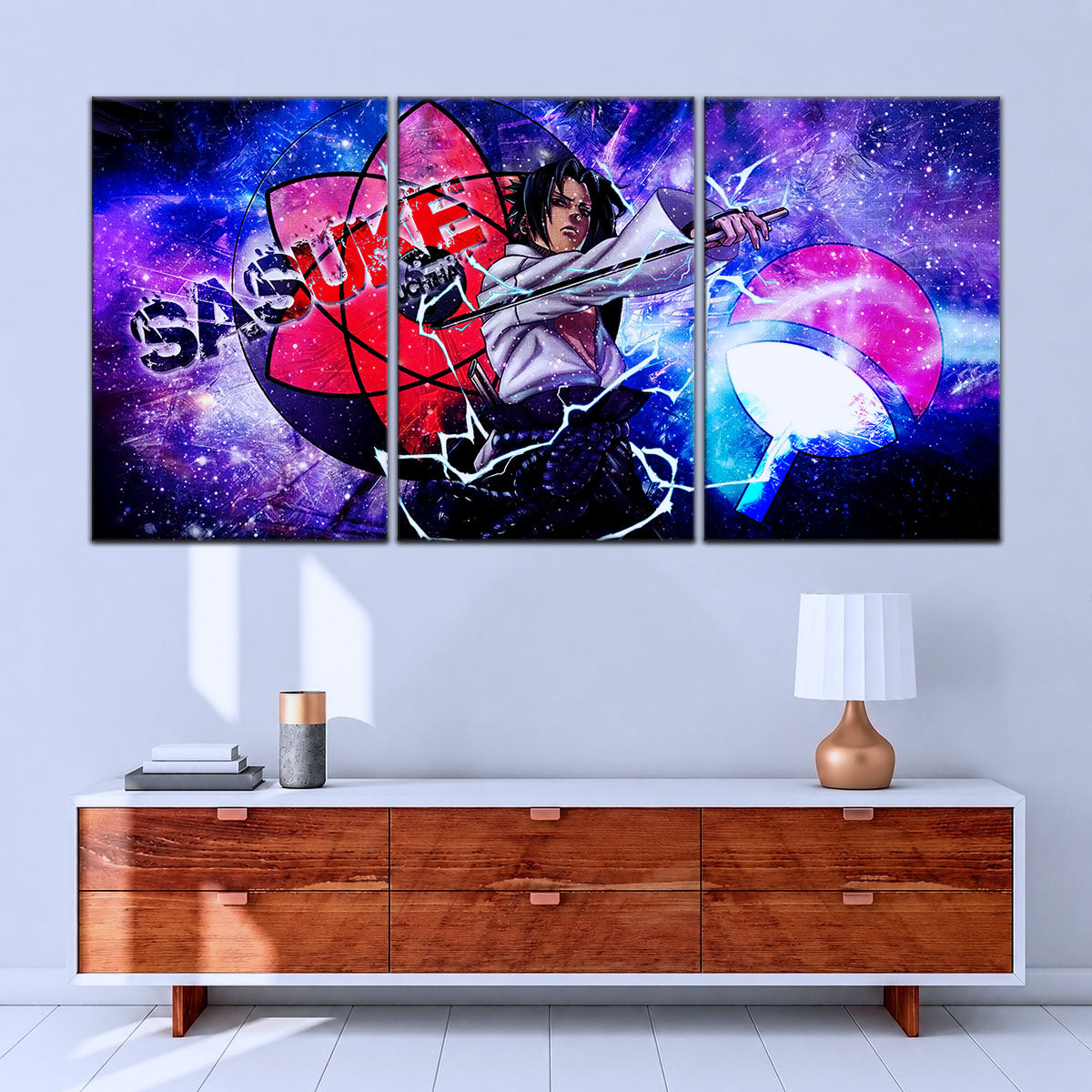 Naruto Canvas Wall Art - NA5058 - Epic Sasuke Uchiha - Naruto Power Unleashed