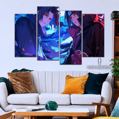 Naruto Canvas Wall Art - NA5061 - Itachi Uchiha - Sasuke Uchiha