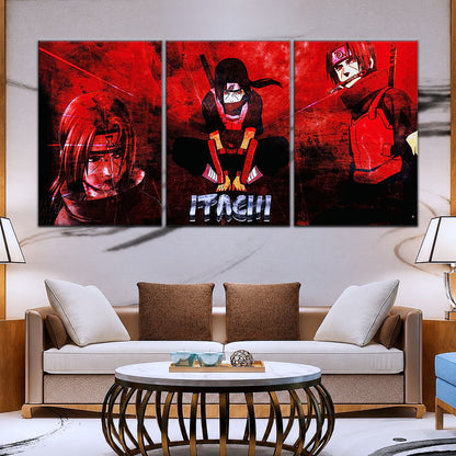 Naruto Canvas Wall Art - NA5062 - Itachi Uchiha Red Eyes Sharingan