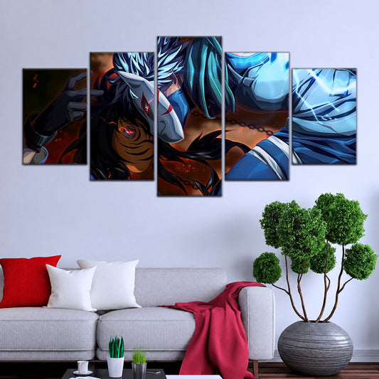 Naruto Canvas Wall Art - NA5076 - Obito Uchiha Vs Kakashi Hatake