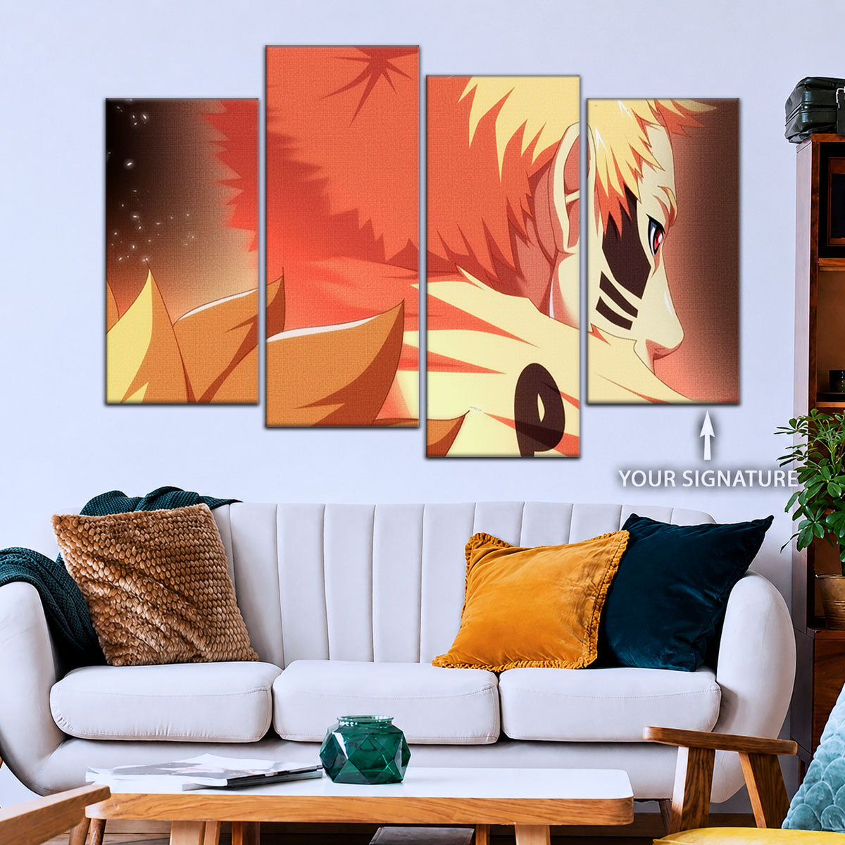 Naruto Canvas Wall Art - NA5084 - Naruto Uzumaki Baryon Mode