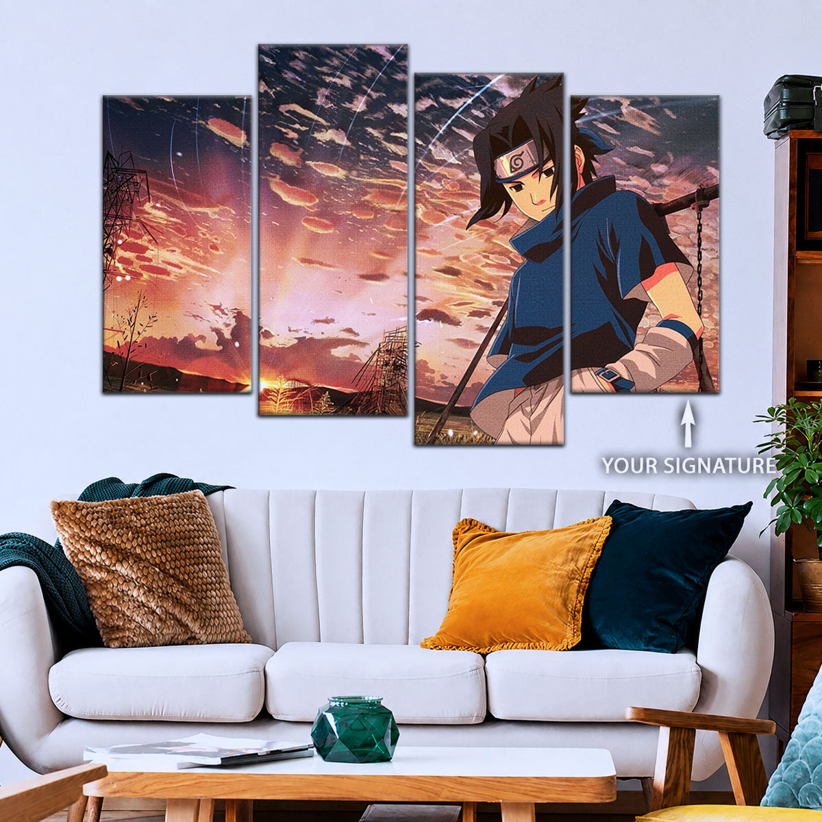 Naruto Canvas Wall Art - NA5094 - Sasuke Uchiha