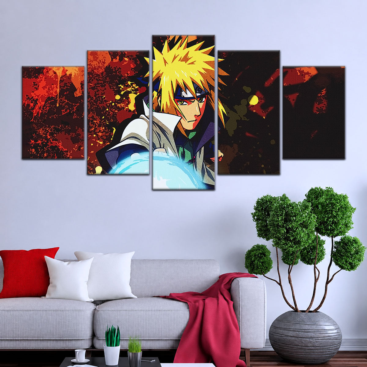 Naruto Canvas Wall Art - NA5096 - Minato Namikaze Yellow Flash