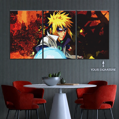 Naruto Canvas Wall Art - NA5096 - Minato Namikaze Yellow Flash