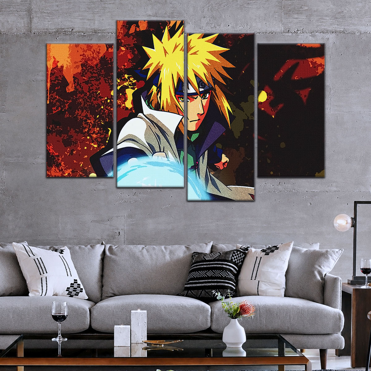 Naruto Canvas Wall Art - NA5096 - Minato Namikaze Yellow Flash