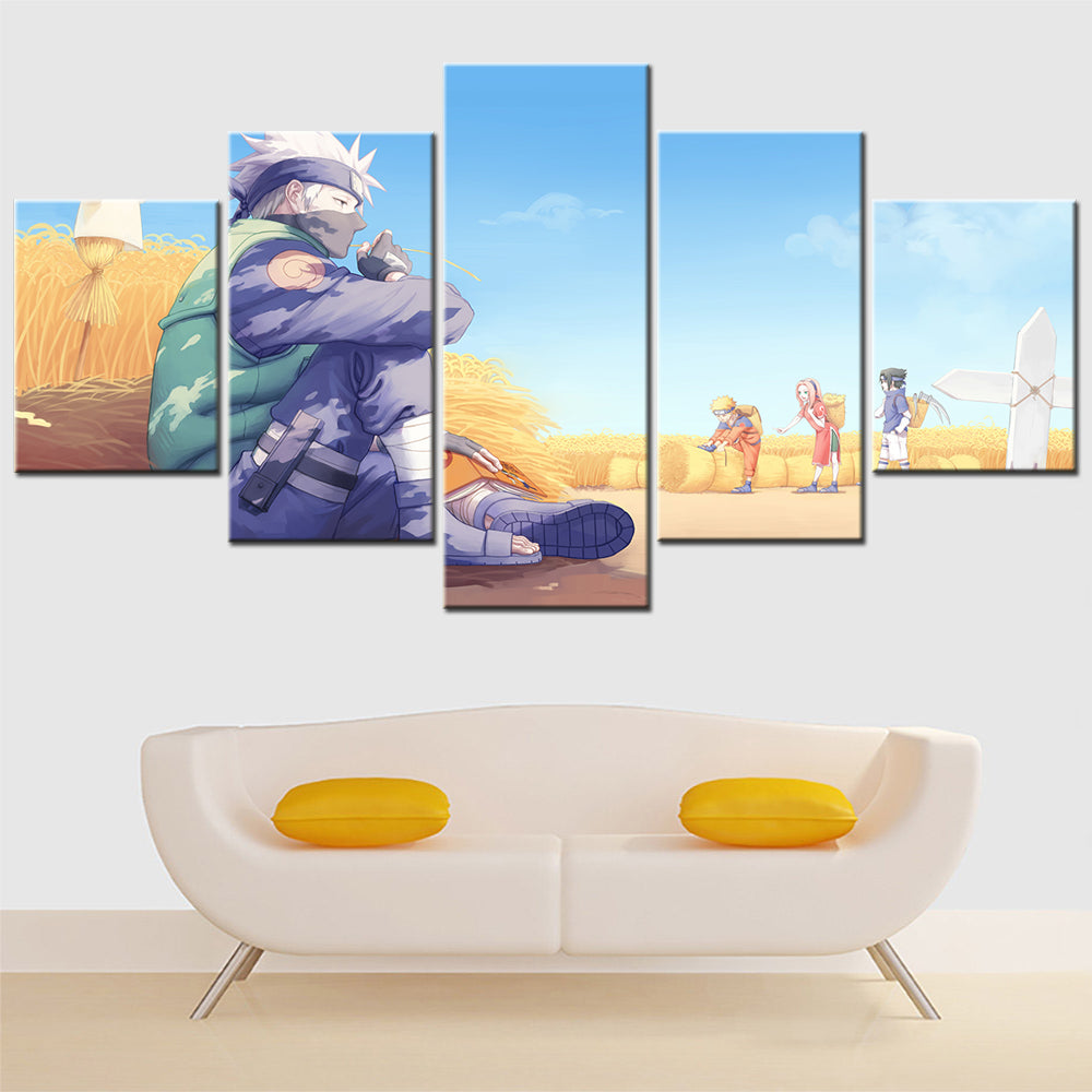 Naruto Canvas Wall Art - NA5119 - Kakashi Hatake - Uzumaki Naruto - Uchiha Sasuke - Sakura Haruno