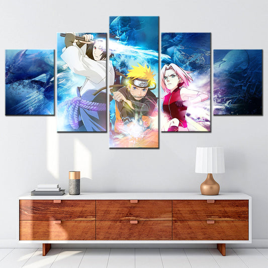Naruto Canvas Wall Art - NA5124 - Uzumaki Naruto - Sakura Haruno - Izuna Uchiha