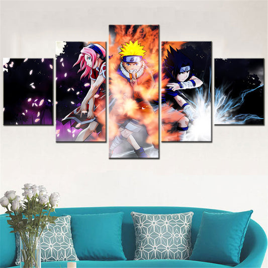 Naruto Canvas Wall Art - NA5126 - Uzumaki Naruto - Uchiha Sasuke - Sakura Haruno