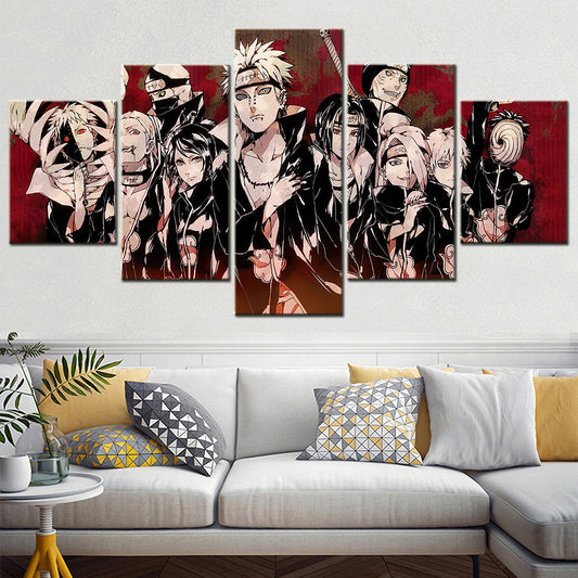 Naruto Canvas Wall Art - NA5130 - Uzumaki Naruto - Uchiha Sasuke - Itachi - Kakashi - Minato