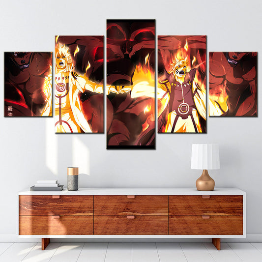 Naruto Canvas Wall Art - NA5139 - Uzumaki Naruto - Uchiha Sasuke