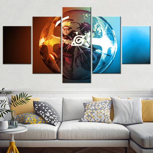 Naruto Canvas Wall Art - NA5137 - Uzumaki Naruto - Uchiha Sasuke