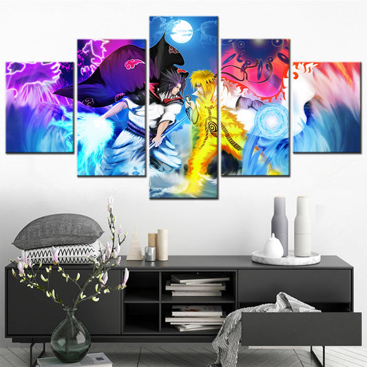 Naruto Canvas Wall Art - NA5147 - Uzumaki Naruto - Uchiha Sasuke