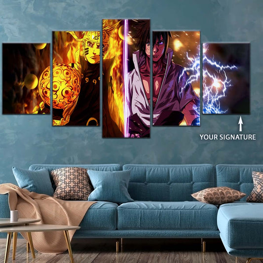 Naruto Wall Art - NA5006 - Naruto Uzumaki - Sasuke Uchiha - Naruto Poster - Naruto Canvas