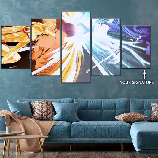 Naruto Wall Art - NA5020 - Naruto Uzumaki - Sasuke Uchiha - Susanoo - Kurama - Naruto Poster - Naruto Canvas