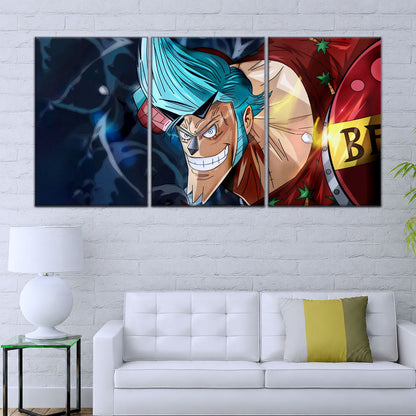 One Piece Canvas Wall Art - OP5002 - Cyborg Franky
