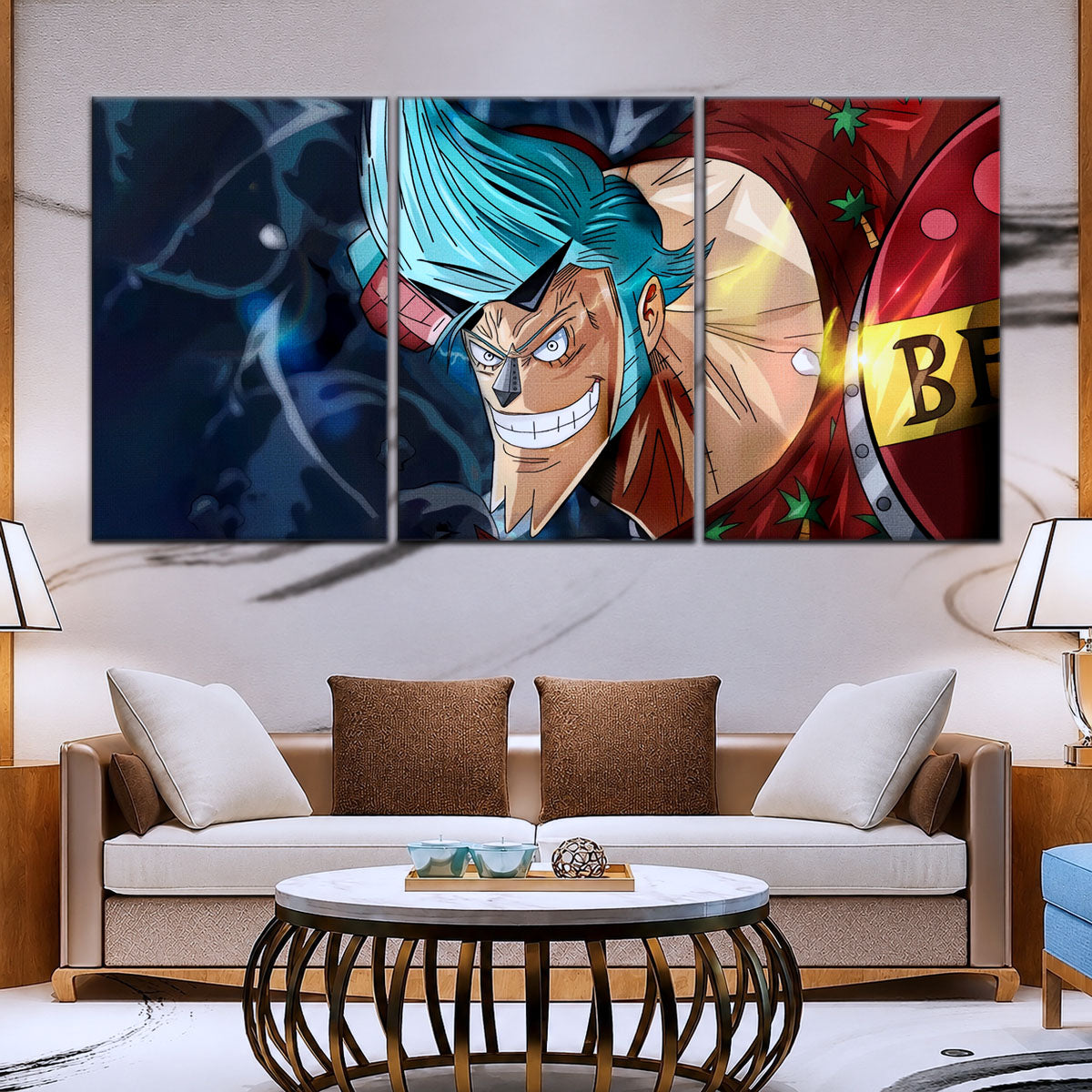One Piece Canvas Wall Art - OP5002 - Cyborg Franky