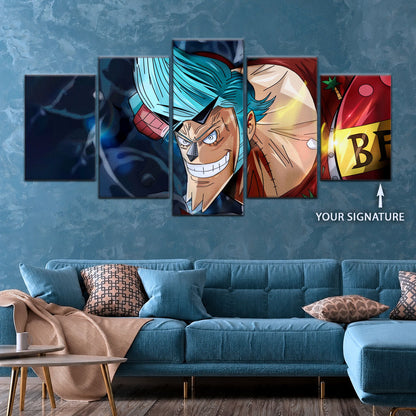 One Piece Canvas Wall Art - OP5002 - Cyborg Franky