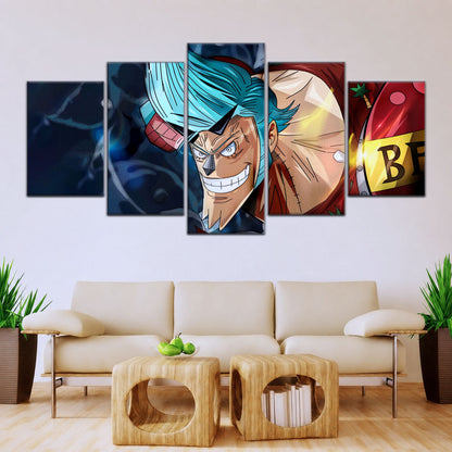 One Piece Canvas Wall Art - OP5002 - Cyborg Franky