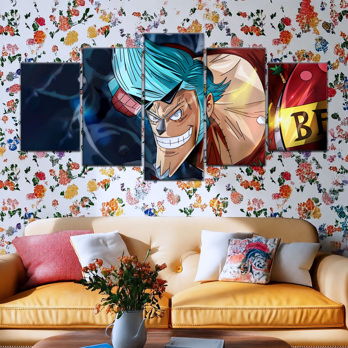 One Piece Canvas Wall Art - OP5002 - Cyborg Franky