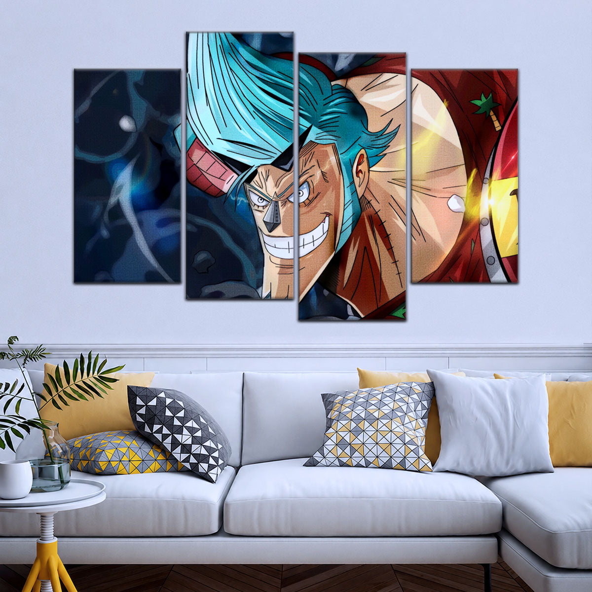 One Piece Canvas Wall Art - OP5002 - Cyborg Franky
