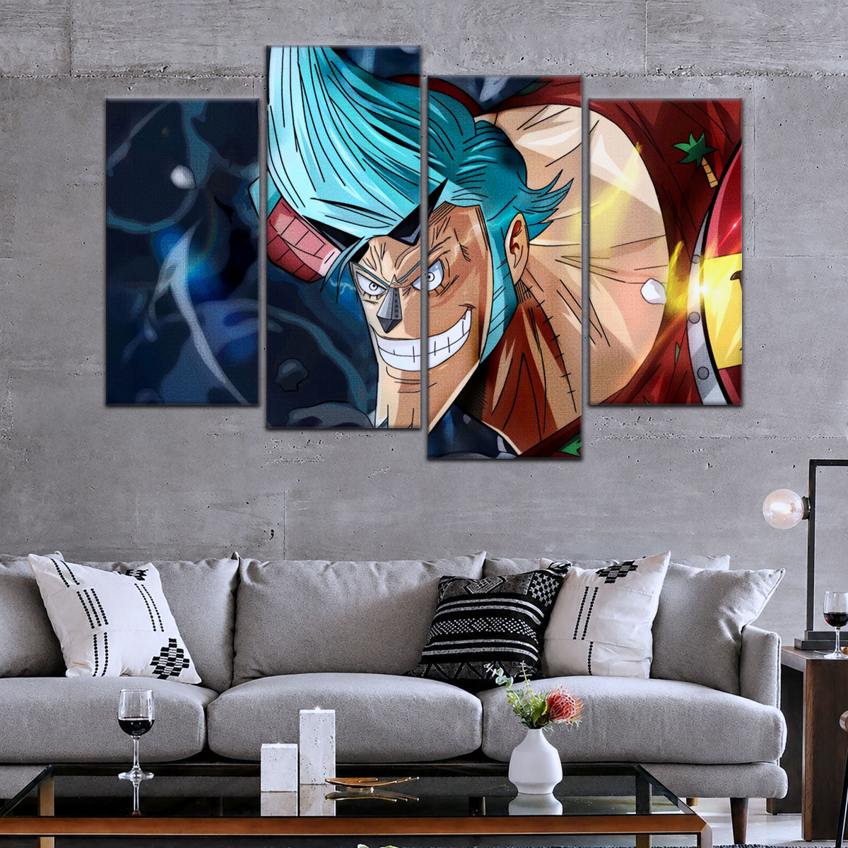 One Piece Canvas Wall Art - OP5002 - Cyborg Franky