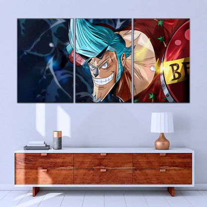 One Piece Canvas Wall Art - OP5002 - Cyborg Franky