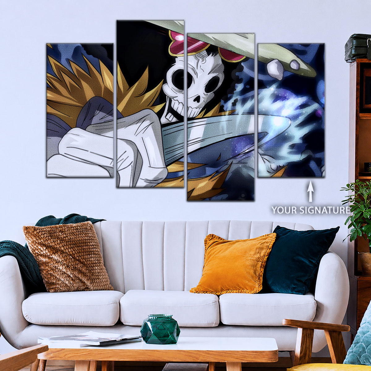 One Piece Canvas Wall Art - OP5004 - Brook - Soul King