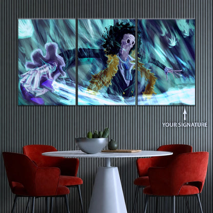One Piece Canvas Wall Art - OP5005 - Brook - Soul King