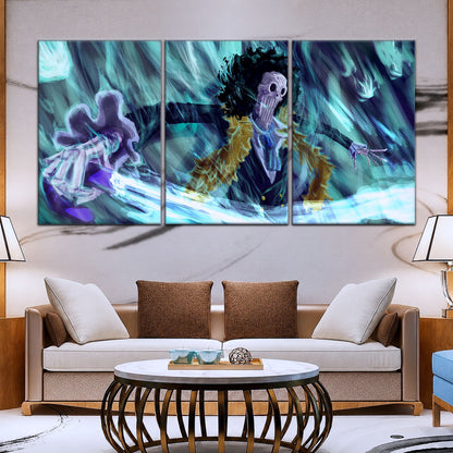 One Piece Canvas Wall Art - OP5005 - Brook - Soul King