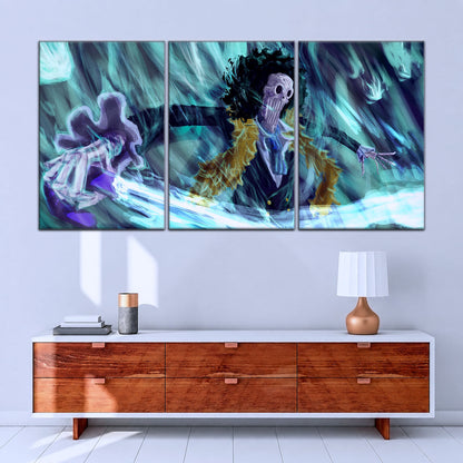 One Piece Canvas Wall Art - OP5005 - Brook - Soul King