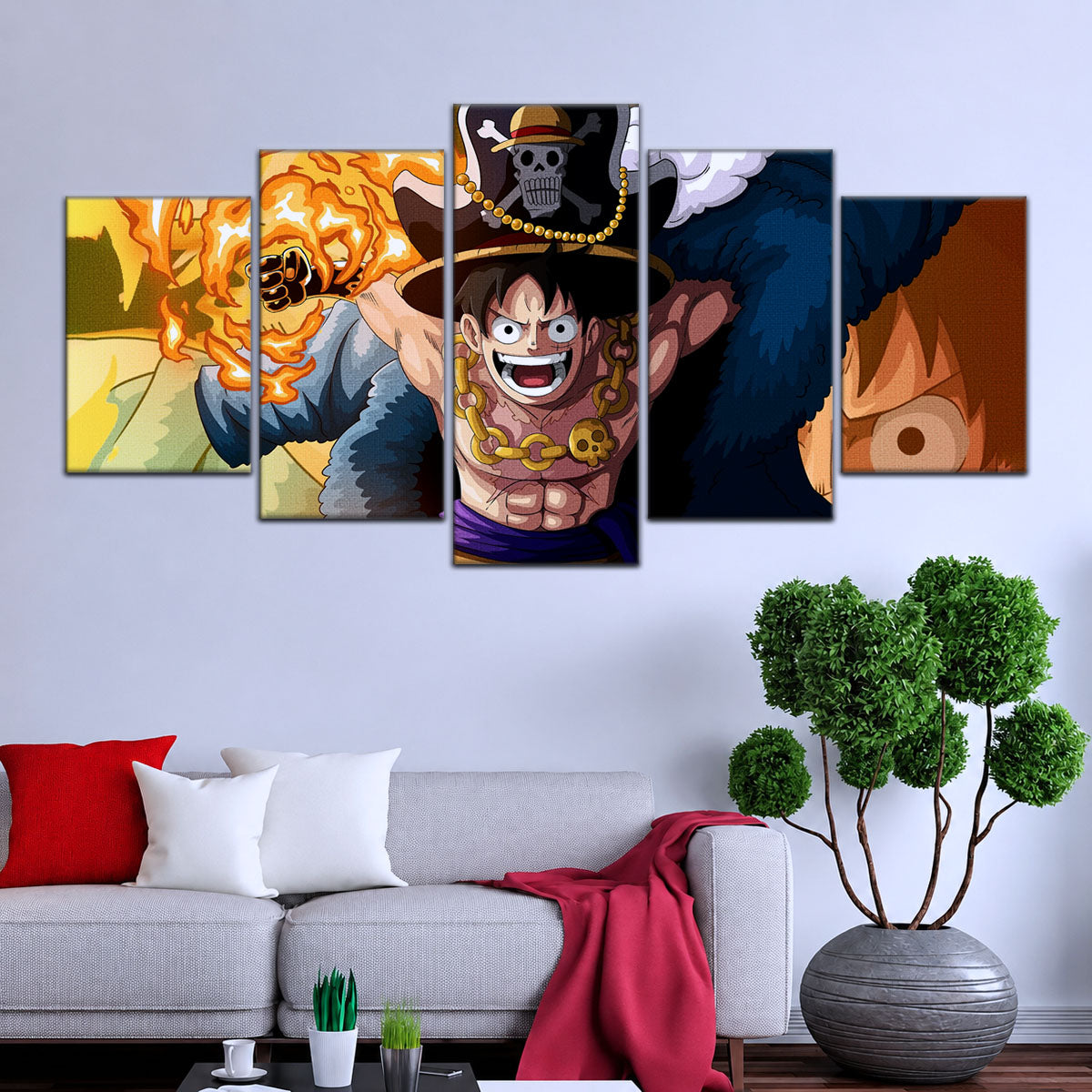 One Piece Canvas Wall Art - OP5013 - Gear Fourth Luffy Unleashed