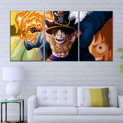 One Piece Canvas Wall Art - OP5013 - Gear Fourth Luffy Unleashed