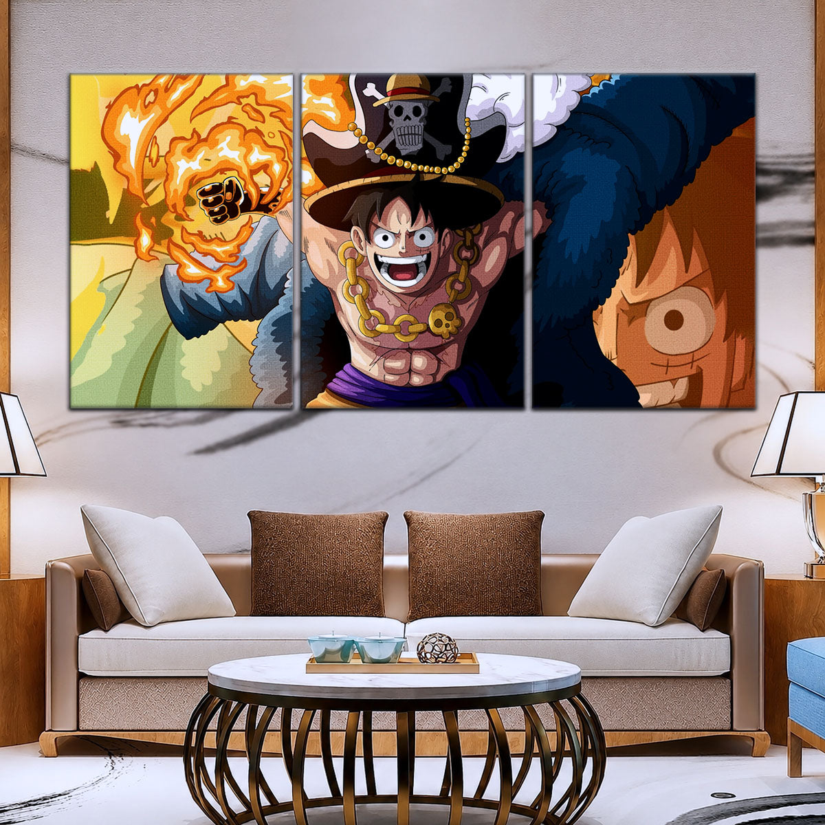 One Piece Canvas Wall Art - OP5013 - Gear Fourth Luffy Unleashed