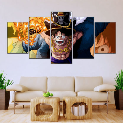 One Piece Canvas Wall Art - OP5013 - Gear Fourth Luffy Unleashed