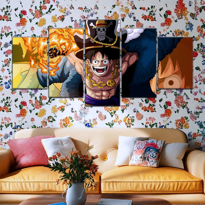 One Piece Canvas Wall Art - OP5013 - Gear Fourth Luffy Unleashed