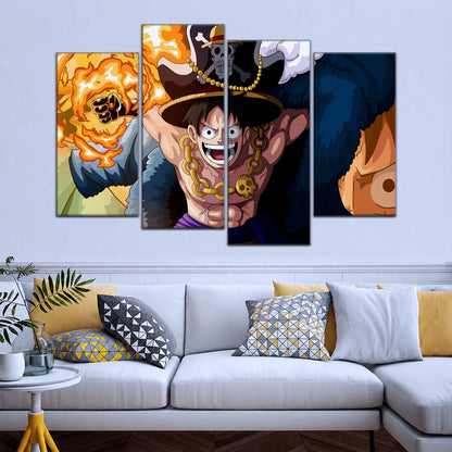 One Piece Canvas Wall Art - OP5013 - Gear Fourth Luffy Unleashed