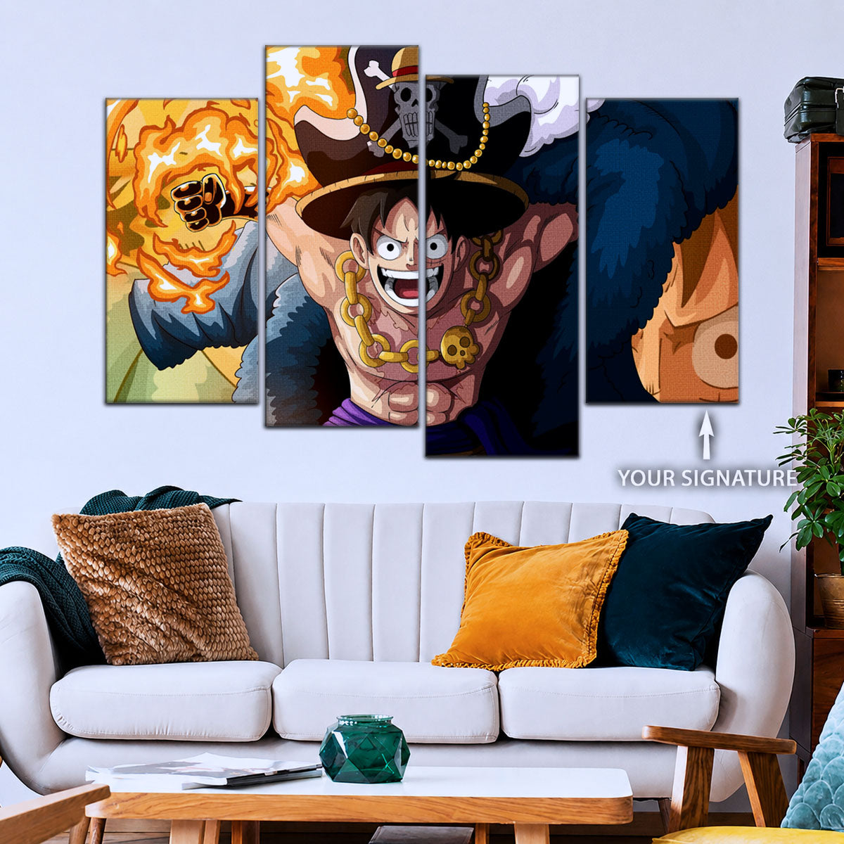 One Piece Canvas Wall Art - OP5013 - Gear Fourth Luffy Unleashed