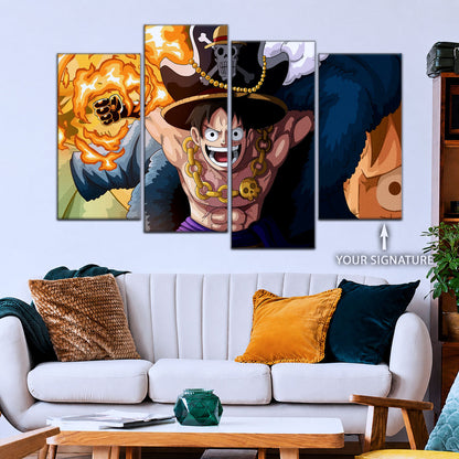 One Piece Canvas Wall Art - OP5013 - Gear Fourth Luffy Unleashed