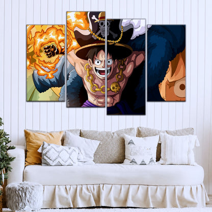 One Piece Canvas Wall Art - OP5013 - Gear Fourth Luffy Unleashed