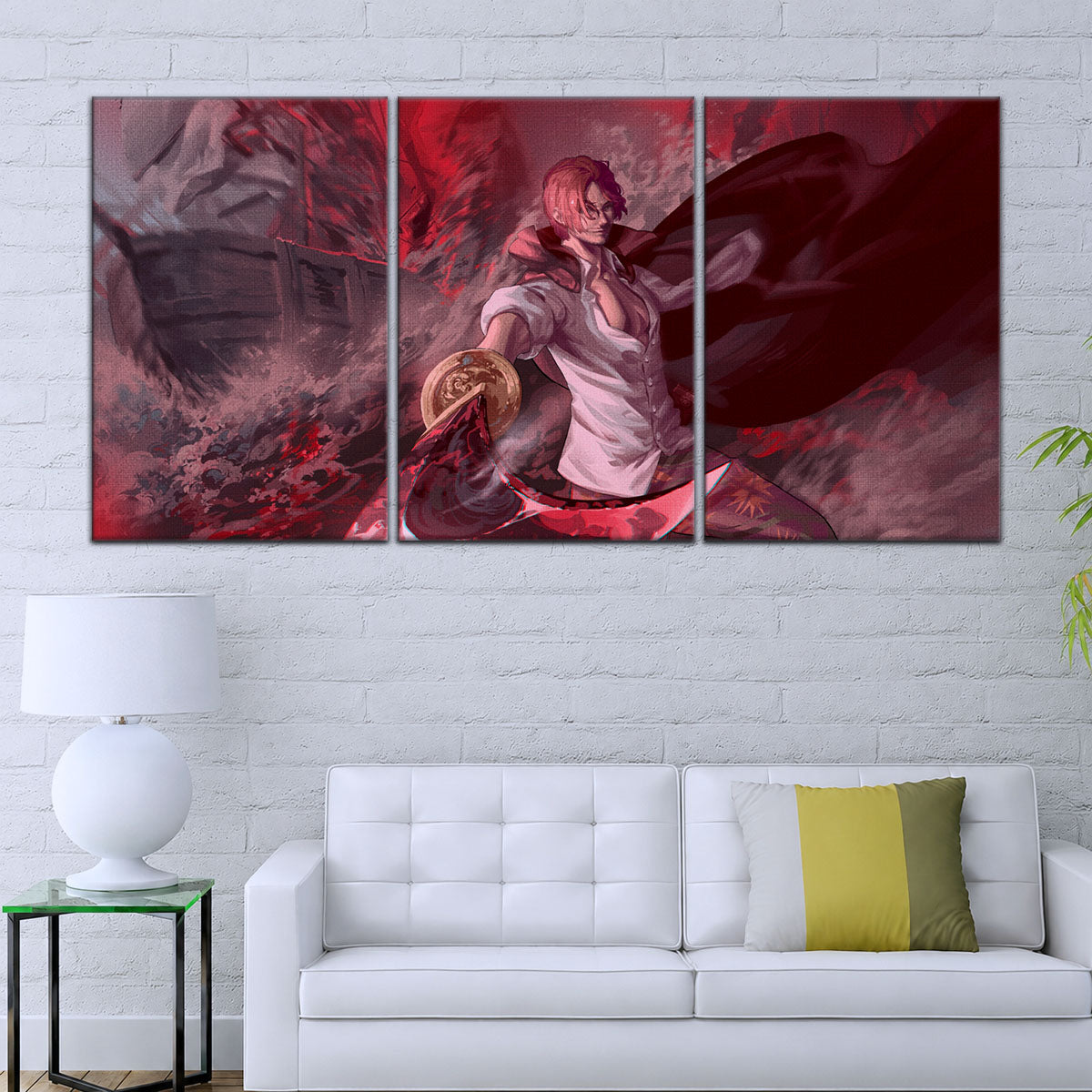 One Piece Canvas Wall Art - OP5017 - Red Hair Shanks