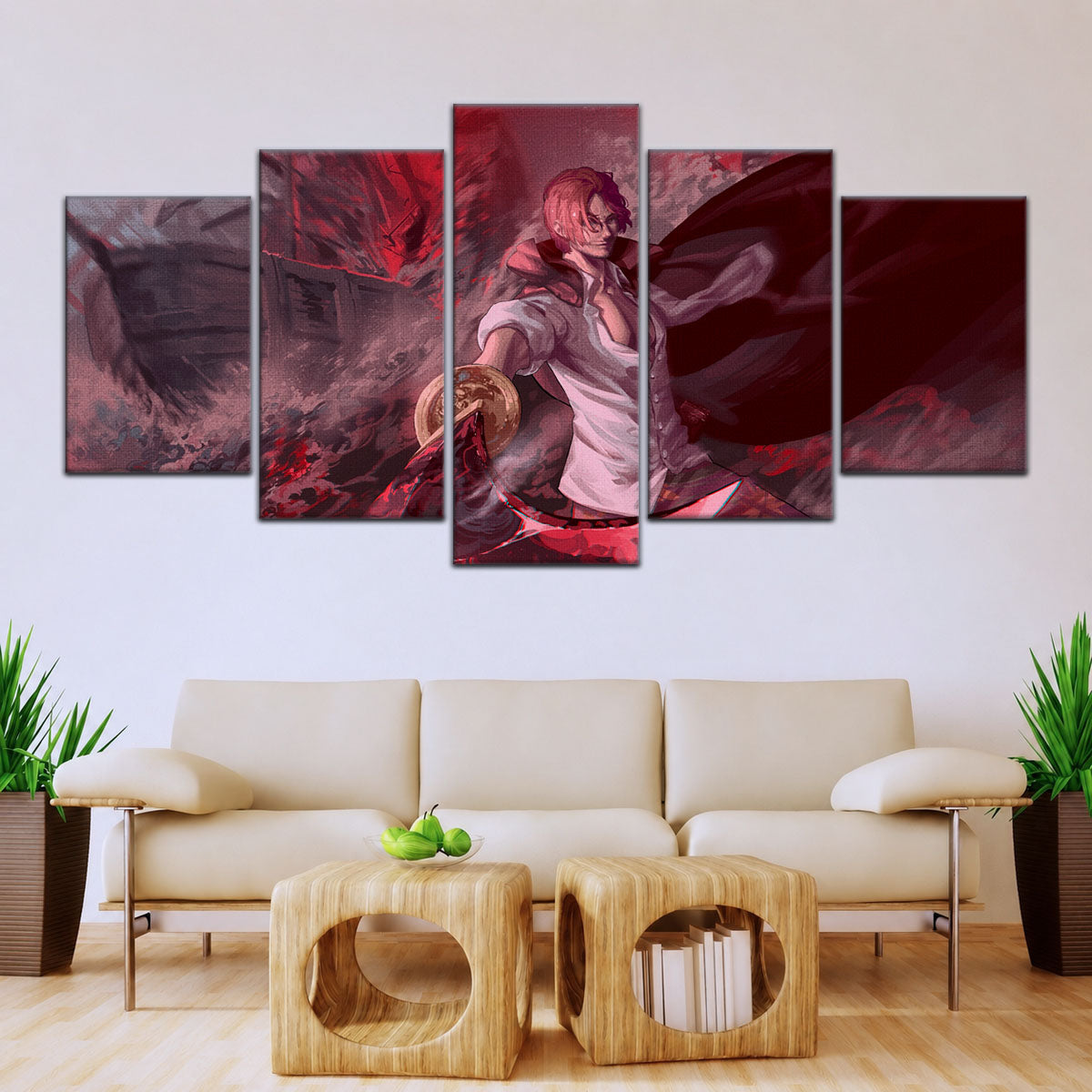 One Piece Canvas Wall Art - OP5017 - Red Hair Shanks