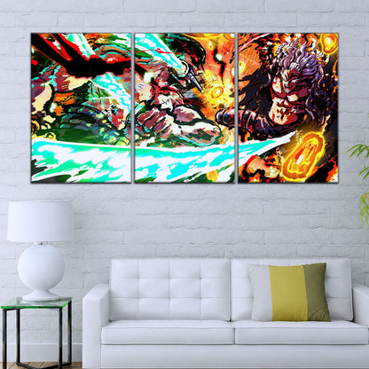 One Piece Canvas Wall Art - OP5023 - Roronoa Zoro vs King