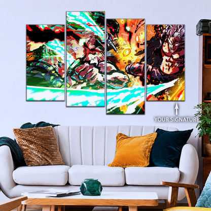 One Piece Canvas Wall Art - OP5023 - Roronoa Zoro vs King