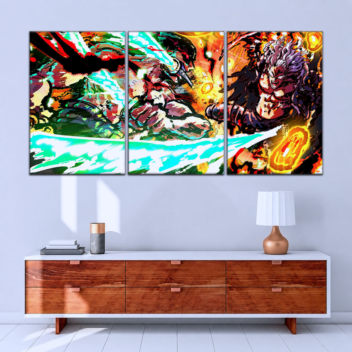 One Piece Canvas Wall Art - OP5023 - Roronoa Zoro vs King