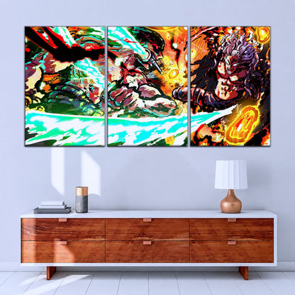 One Piece Canvas Wall Art - OP5023 - Roronoa Zoro vs King