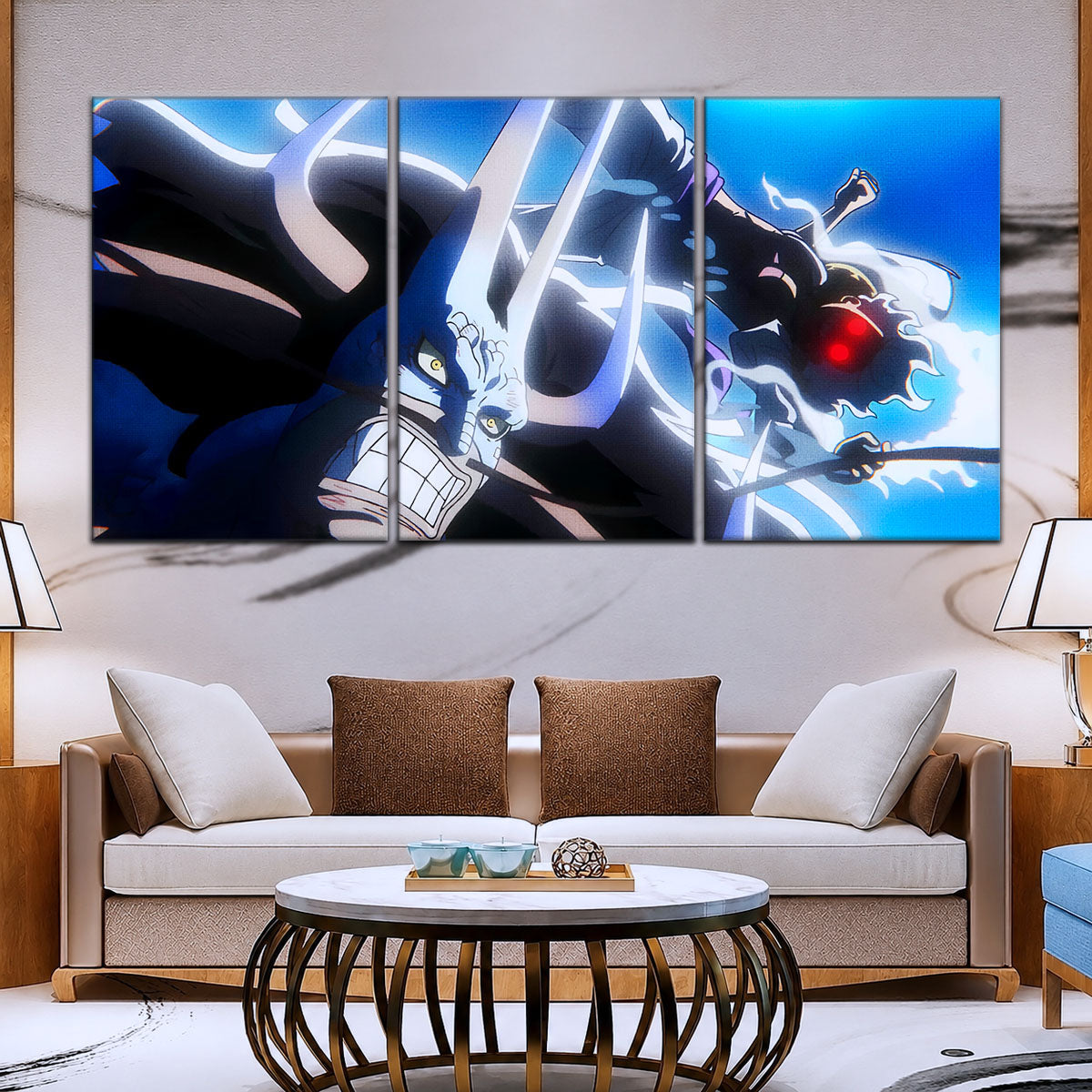 One Piece Canvas Wall Art - OP5025 - Luffy Gear Fifth vs Kaido
